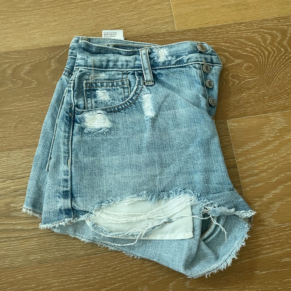 AE High-Rise Jean Shorts